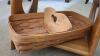 3 Longaberger Baskets and a Wooden Table - 9