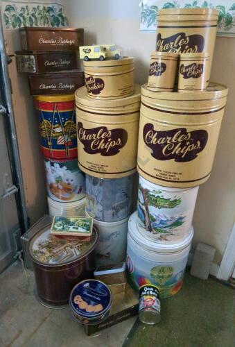 Charles Chip Tins and More Tins