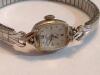 14K Gold Ladies Hamilton Watch with Diamonds - 4