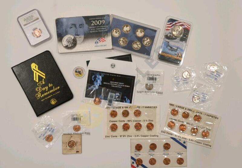 Coins with Proof Set, Uncirculated, Colorized, Restrike, and More