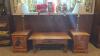 Broyhill Oak Coffee Table with Side Tables and More