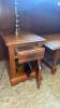 Broyhill Oak Coffee Table with Side Tables and More - 4