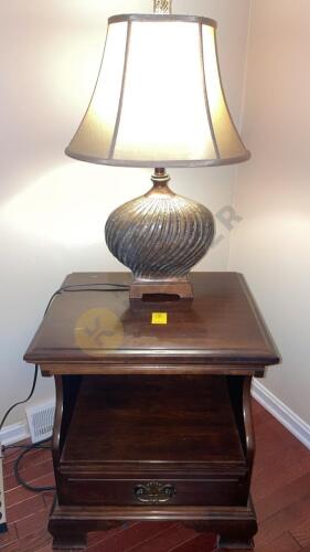 Chaetauqua Nightstand and Lamp