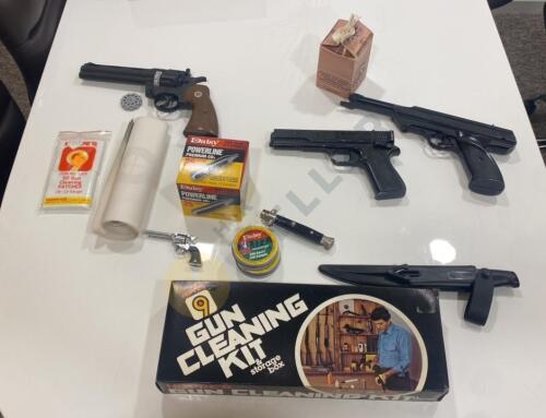 Air Pistols, BB’s, Switchblade, Gun Cleaning Kit and More