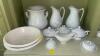 Ironstone Pitchers, Gravy Boat, and More