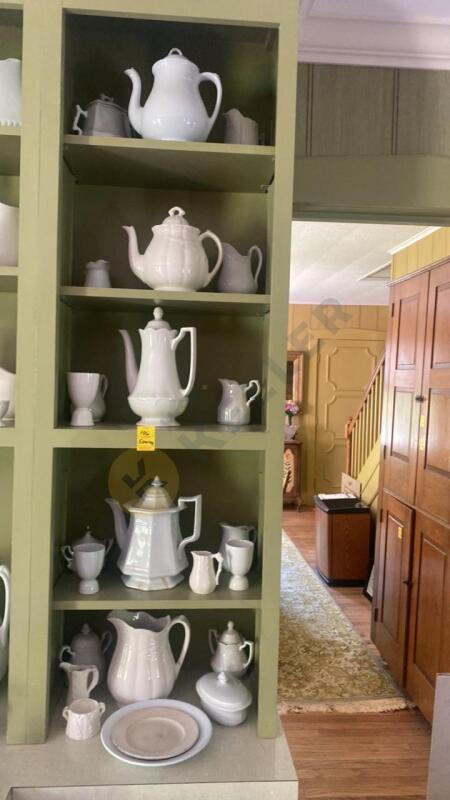 Vintage Ironstone China Teapots, Creamers & Sugars and More