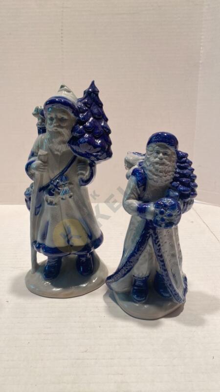 Eldreth Pottery Father Christmas Figurines